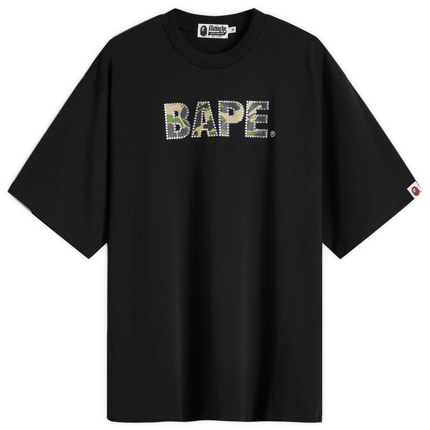 A Bathing Ape Logo Relaxed Soccer Jersey