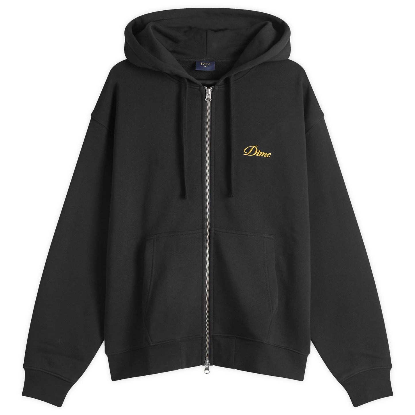 Cursive Small Logo Zip-Hoodie