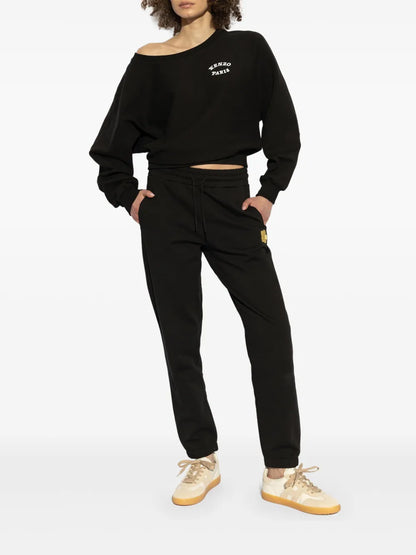 Logo Cotton Track Pants