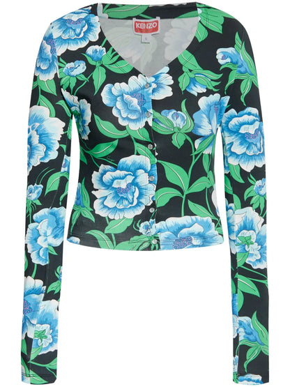 Floral-Print Top