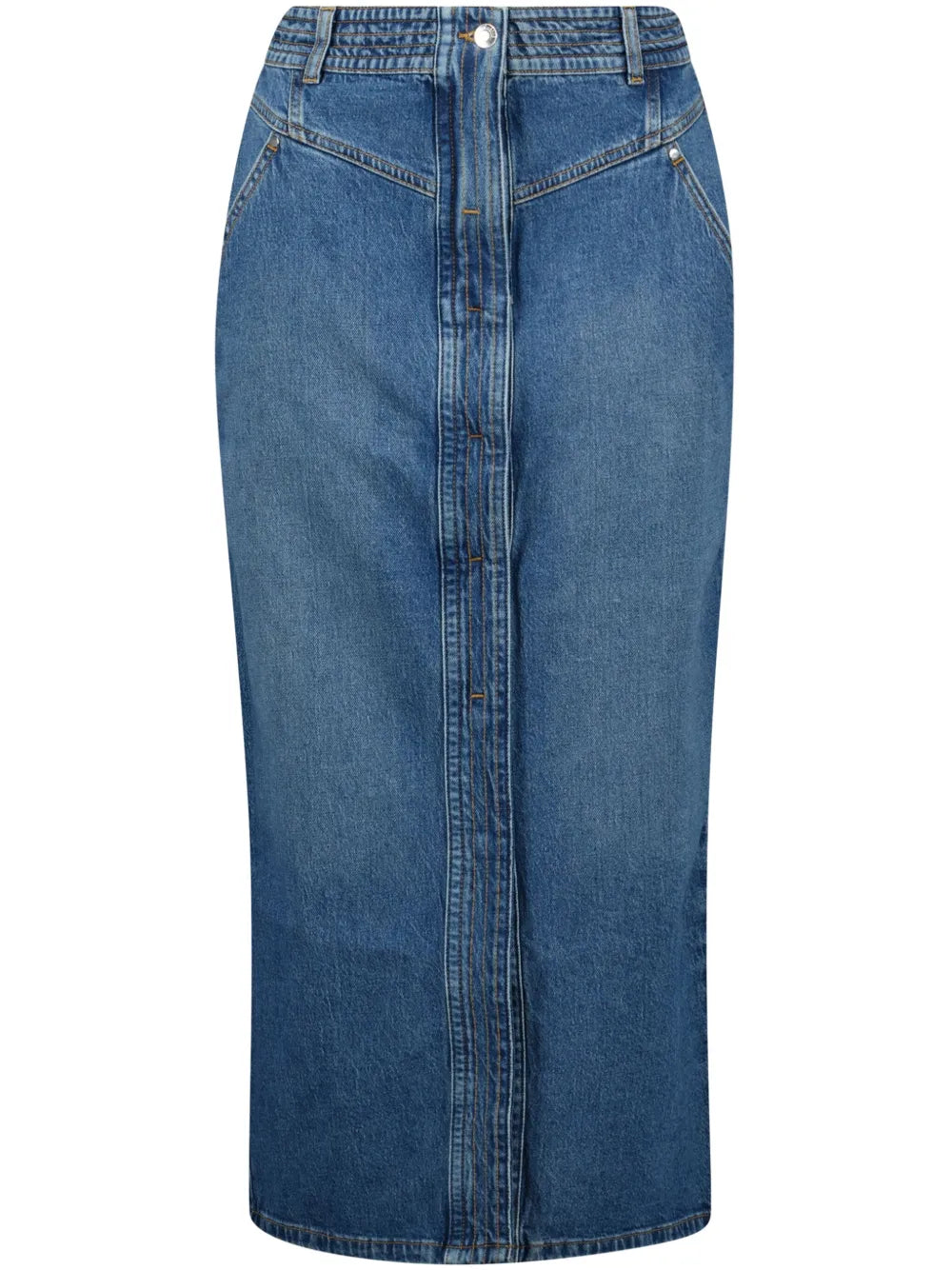 Denim Midi Skirt