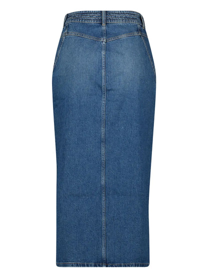 Denim Midi Skirt