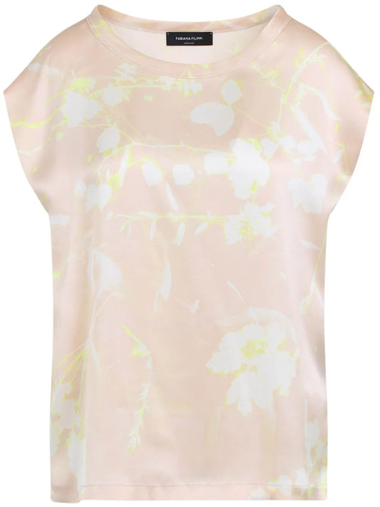 Printed Silk Blouse
