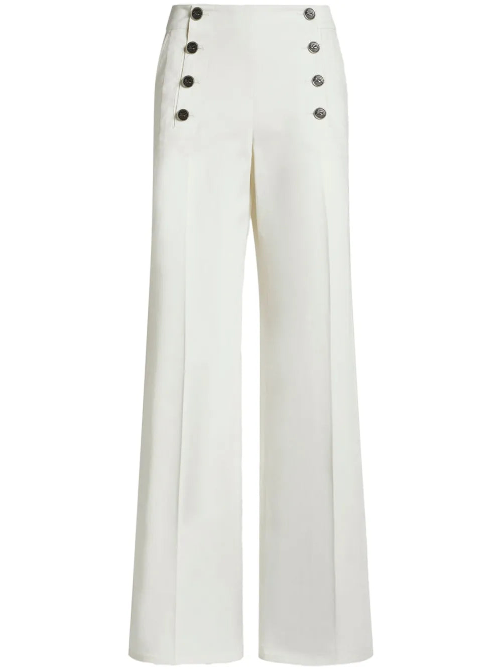 Buttoned Palazzo Pants
