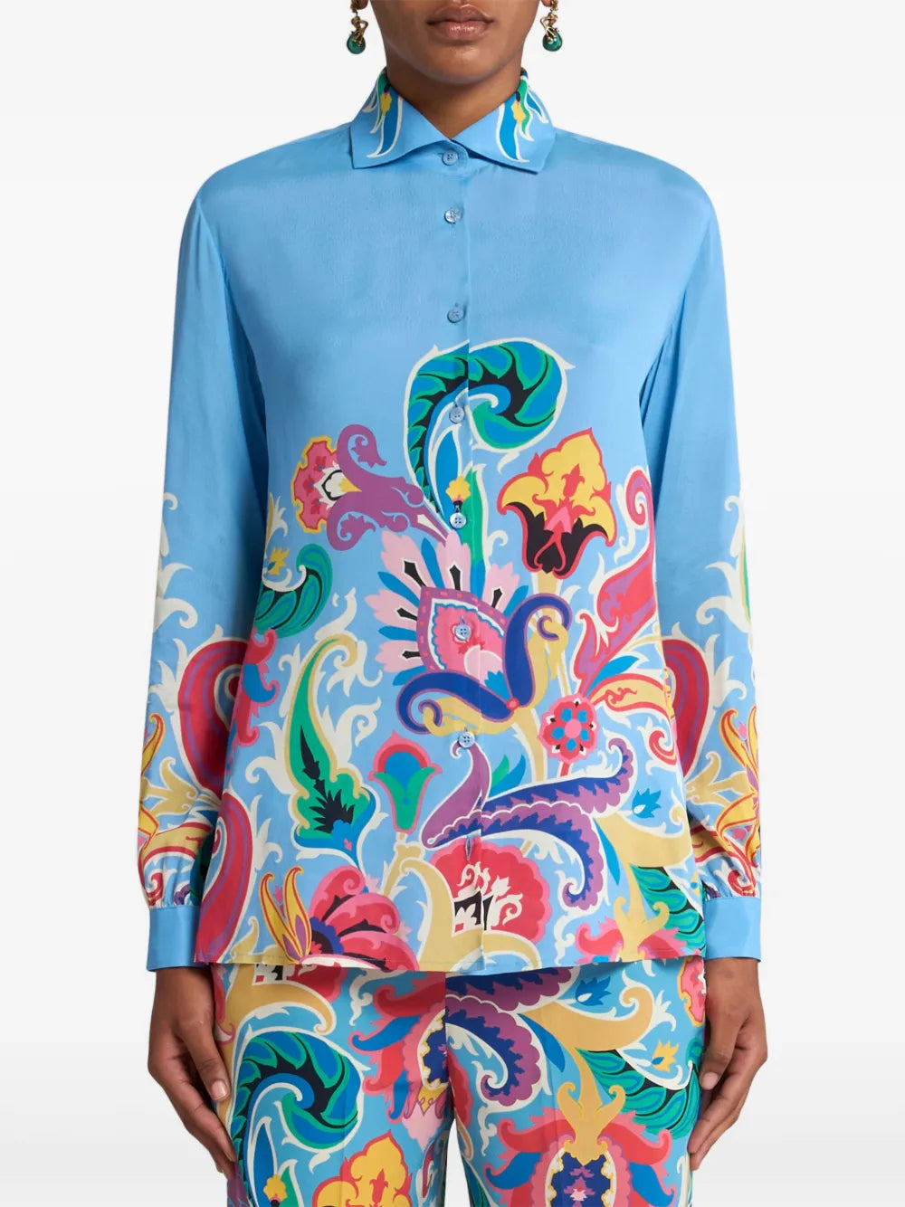 Floral-Print Shirt
