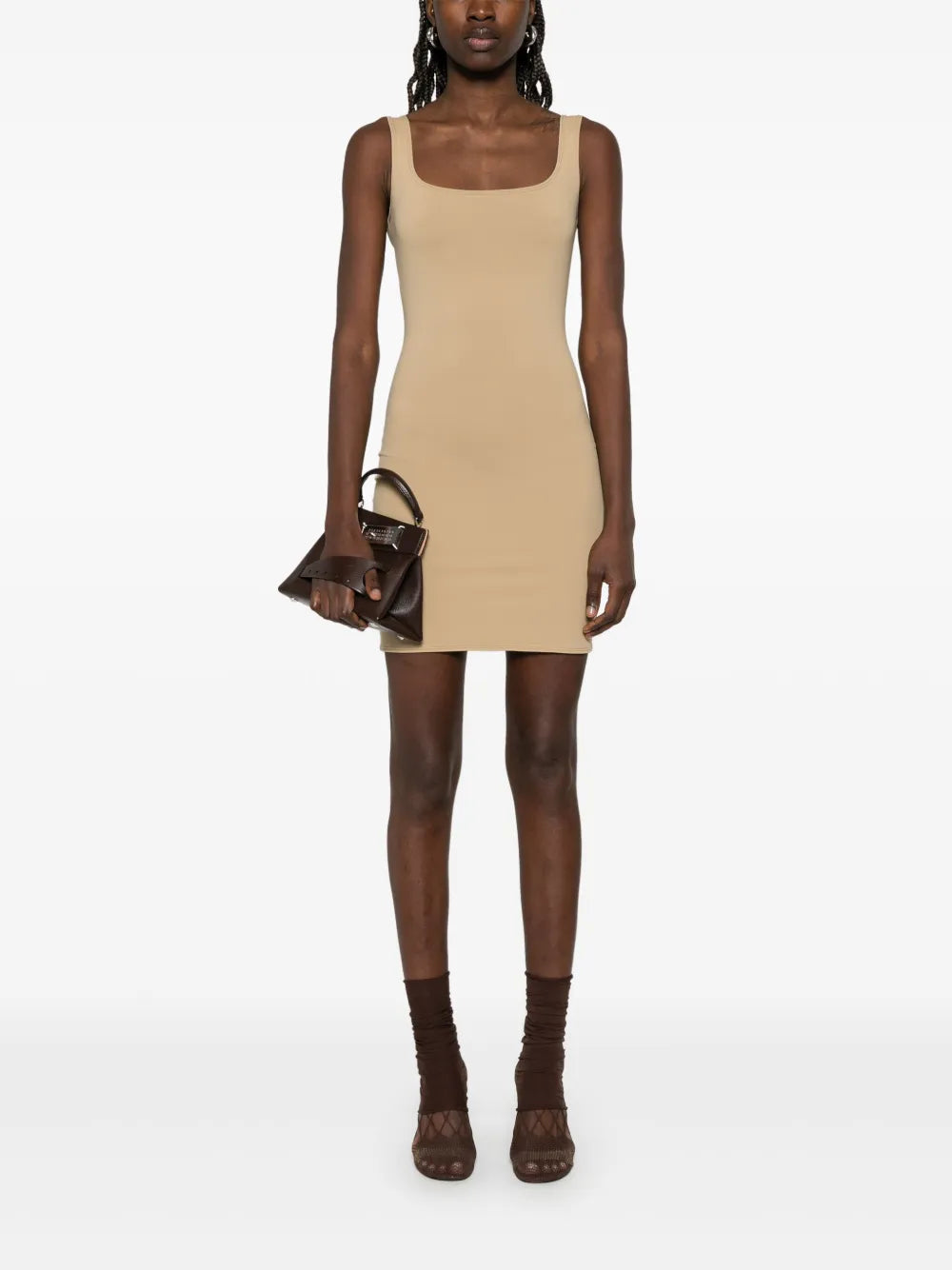 Square-Neck Mini Dress