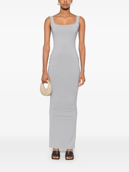 Square-Neck Maxi Dress