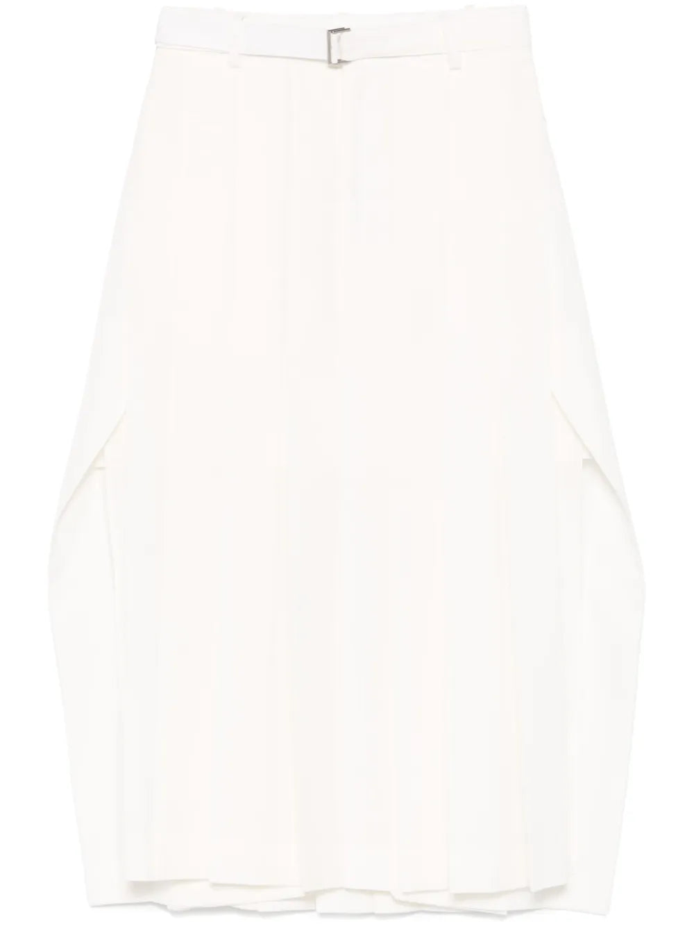 Pleated Midi Skirt