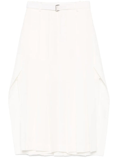 Pleated Midi Skirt