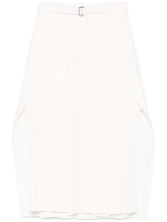 Pleated Midi Skirt