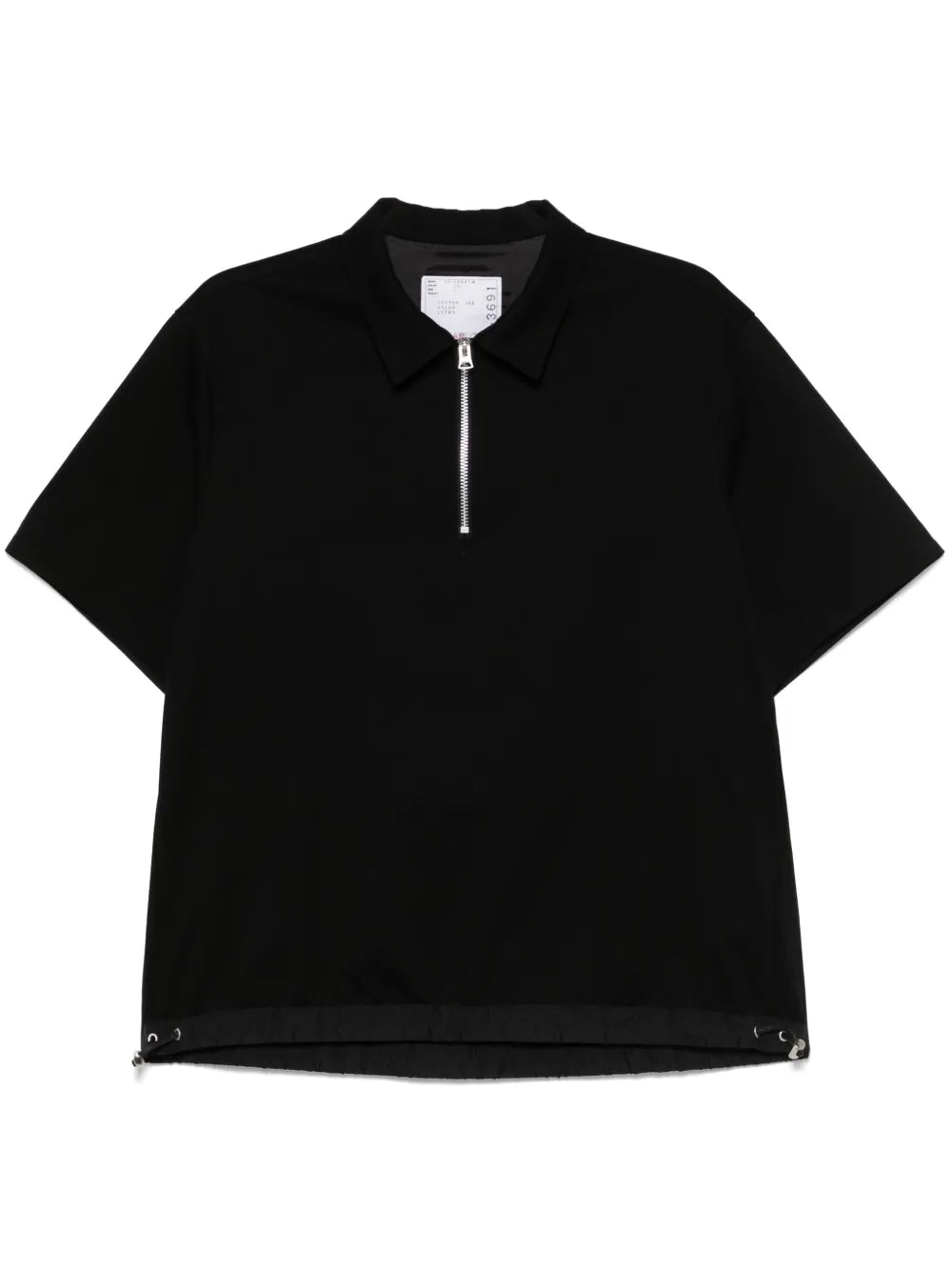Half Zip-Up Polo Shirt