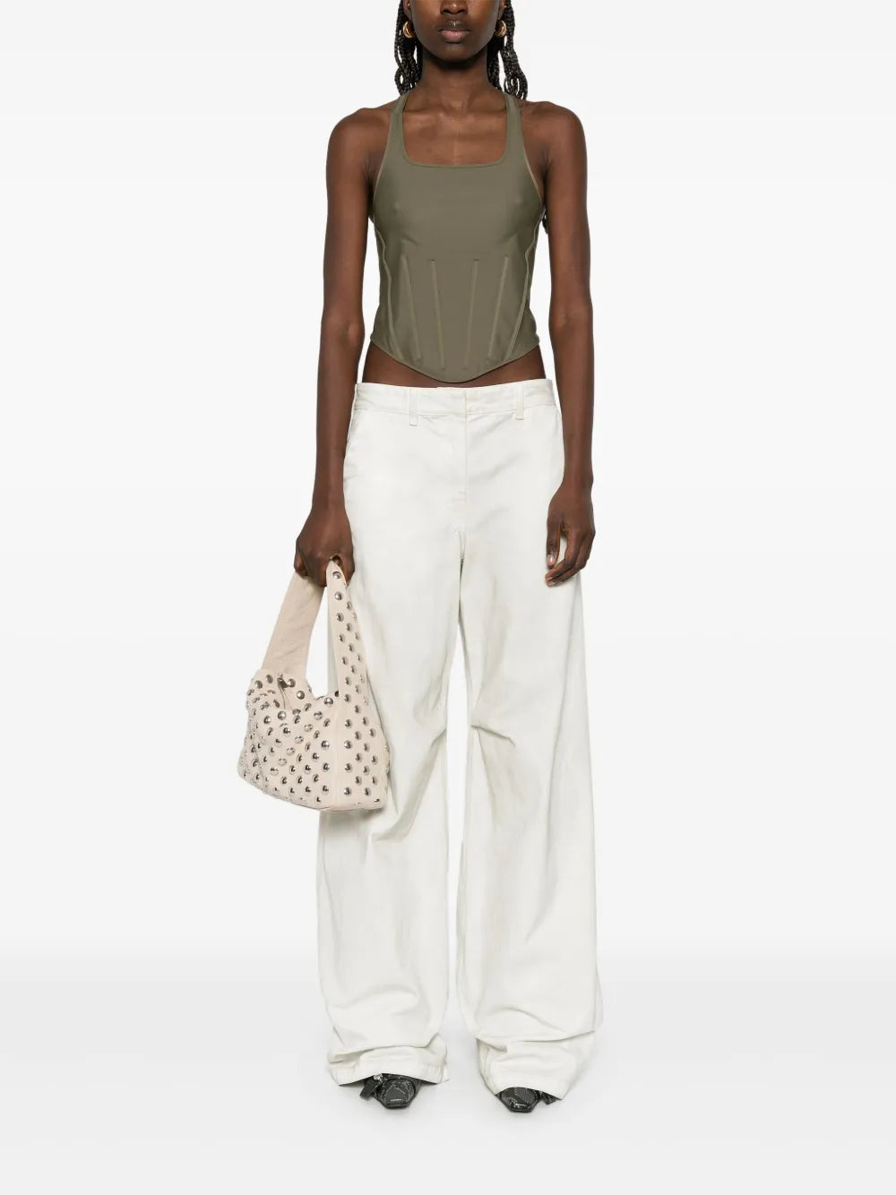 Corseted Tank Top