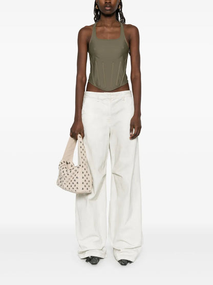 Corseted Tank Top