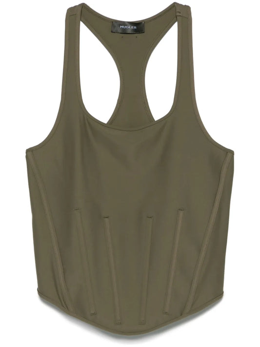 Corseted Tank Top