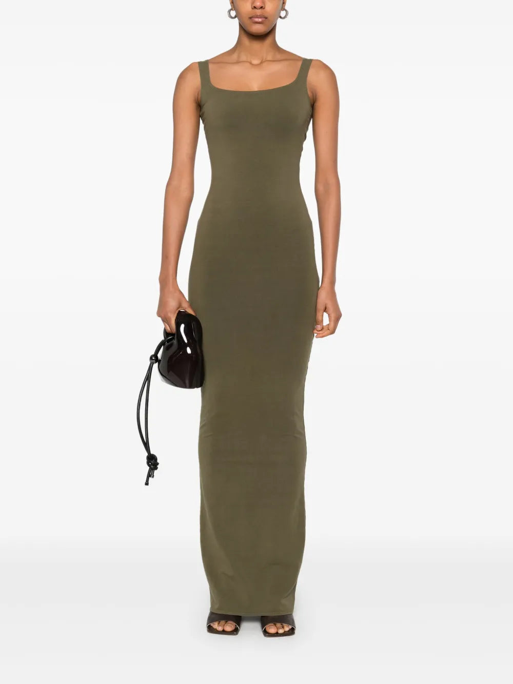 Square-Neck Maxi Dress
