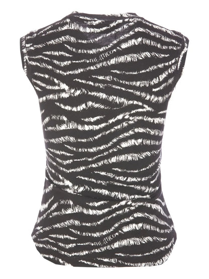 Zebra-Print Top