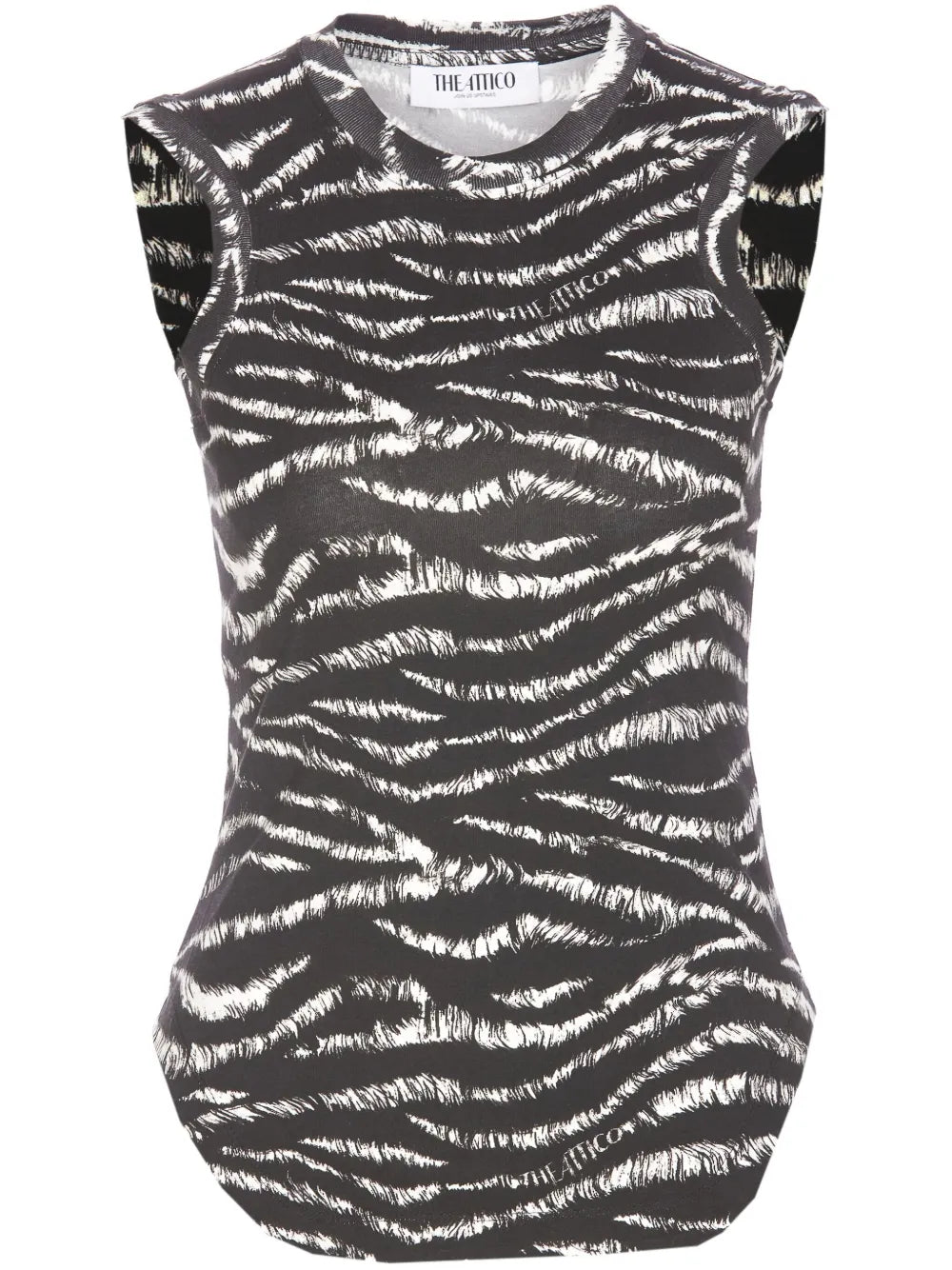 Zebra-Print Top