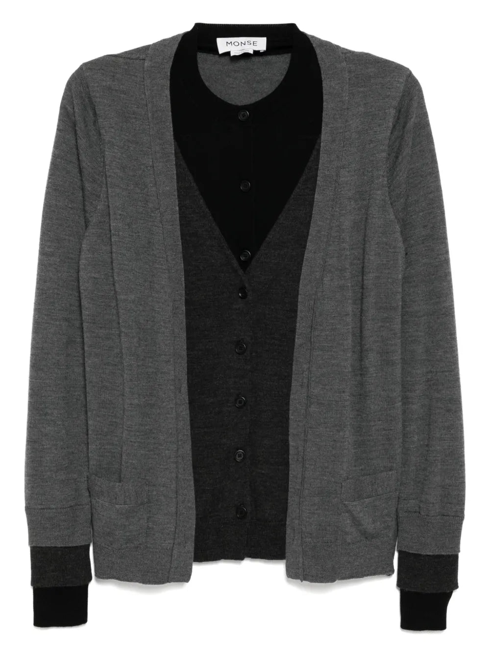 Panel Detailing Cardigan