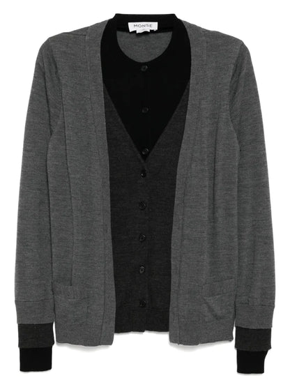 Panel Detailing Cardigan