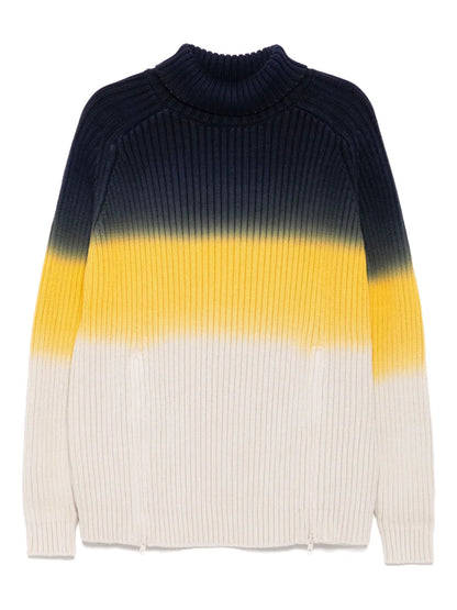 Ombré Zip-Detail Jumper