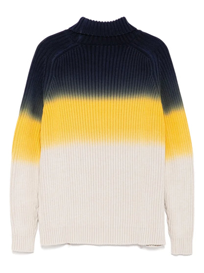Ombré Zip-Detail Jumper