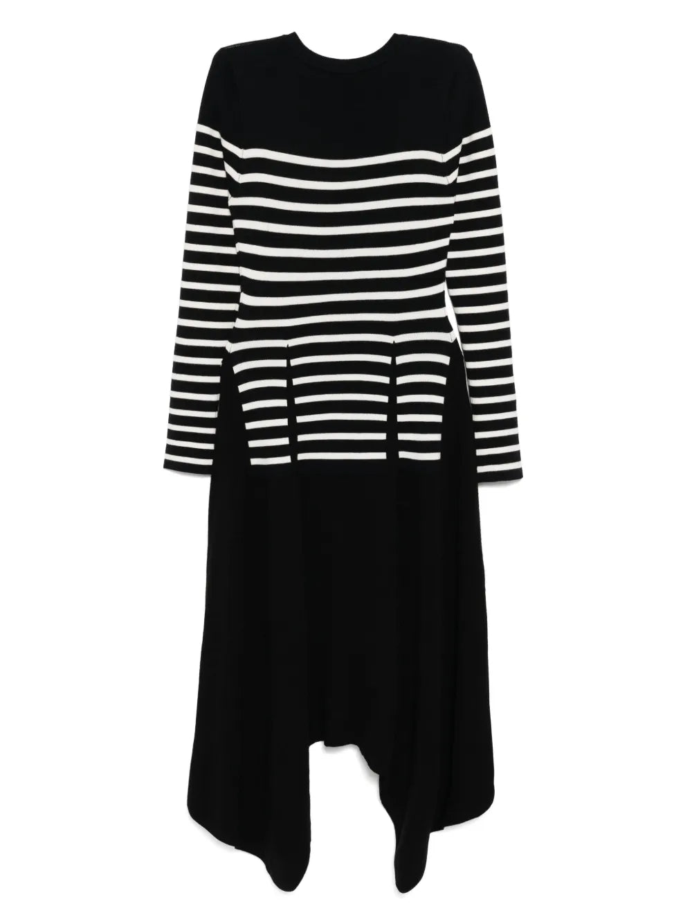Trompe L'Oeil Dart Knitted Dress