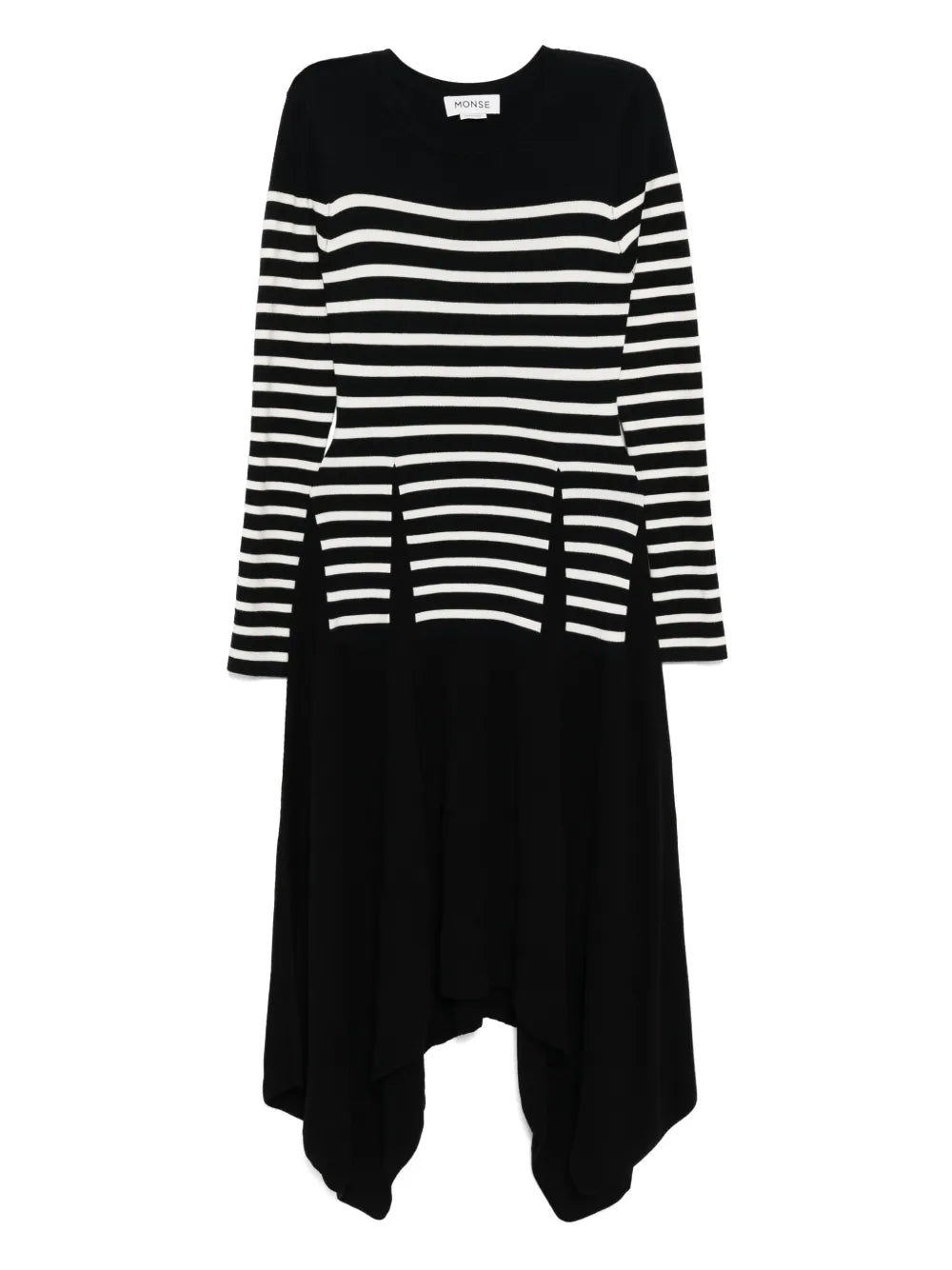 Trompe L'Oeil Dart Knitted Dress