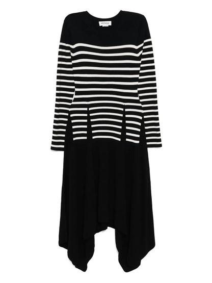 Trompe L'Oeil Dart Knitted Dress
