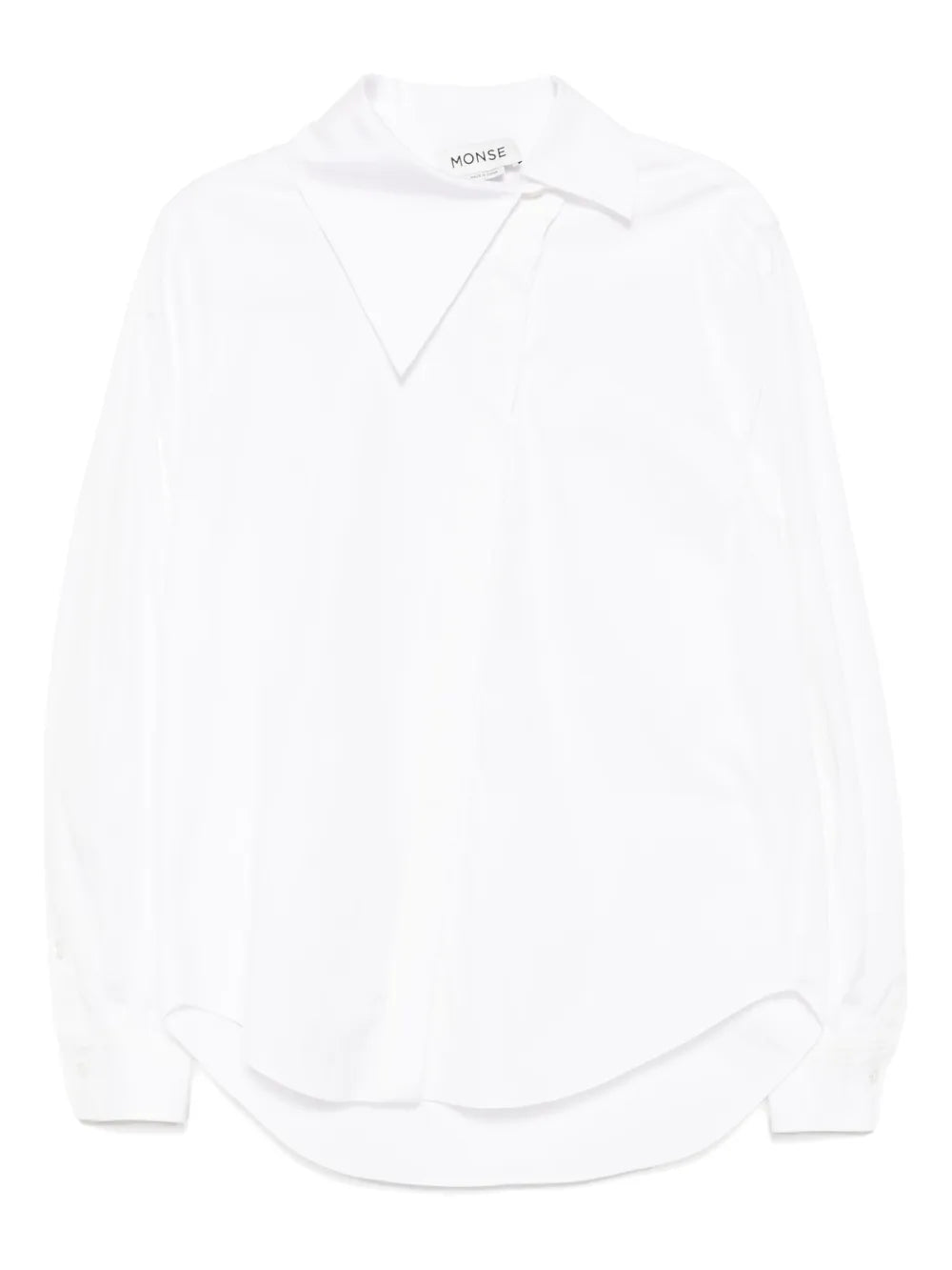 Asymmetrical Collar Shirt