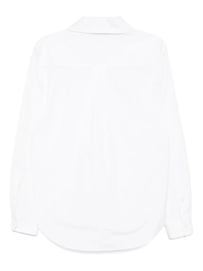Asymmetrical Collar Shirt