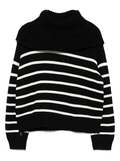 Turtleneck Striped Jumper