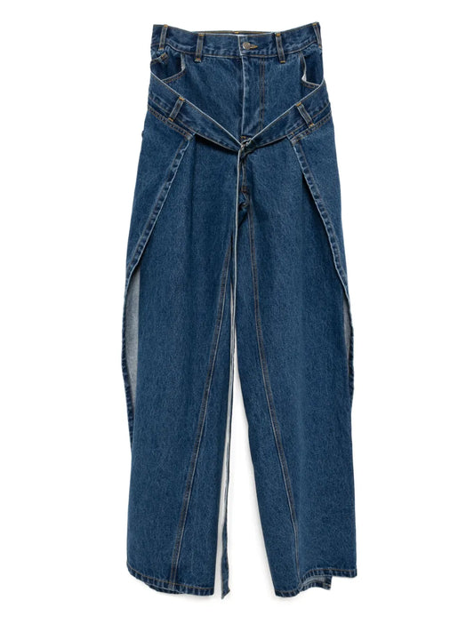 Panel Detailing Jeans