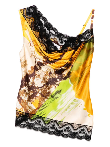 Lace-Trim Top
