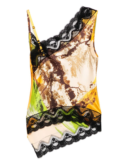 Lace-Trim Top
