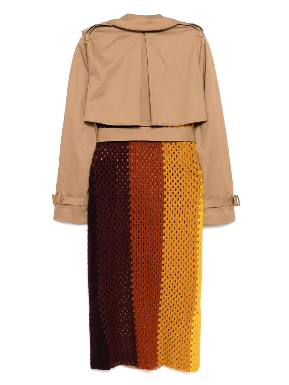 Crochet Trench Coat