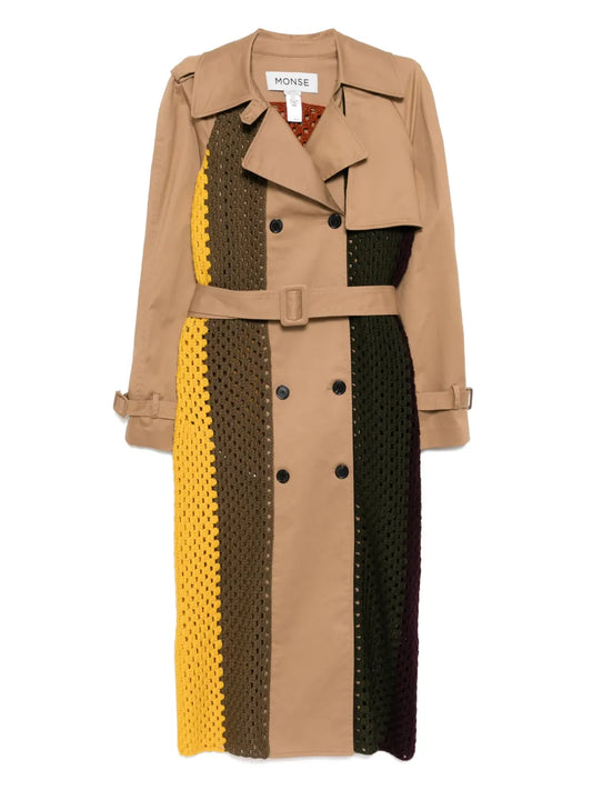 Crochet Trench Coat