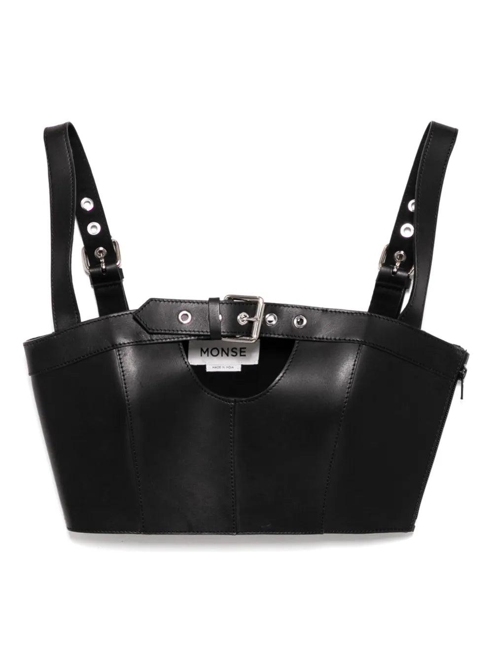 Buckled Leather Top