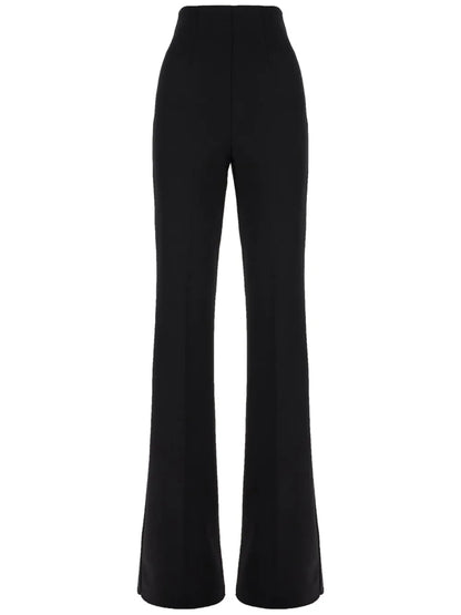 Stretch Flared Trousers