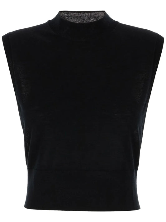 Sleeveless Knitted Top