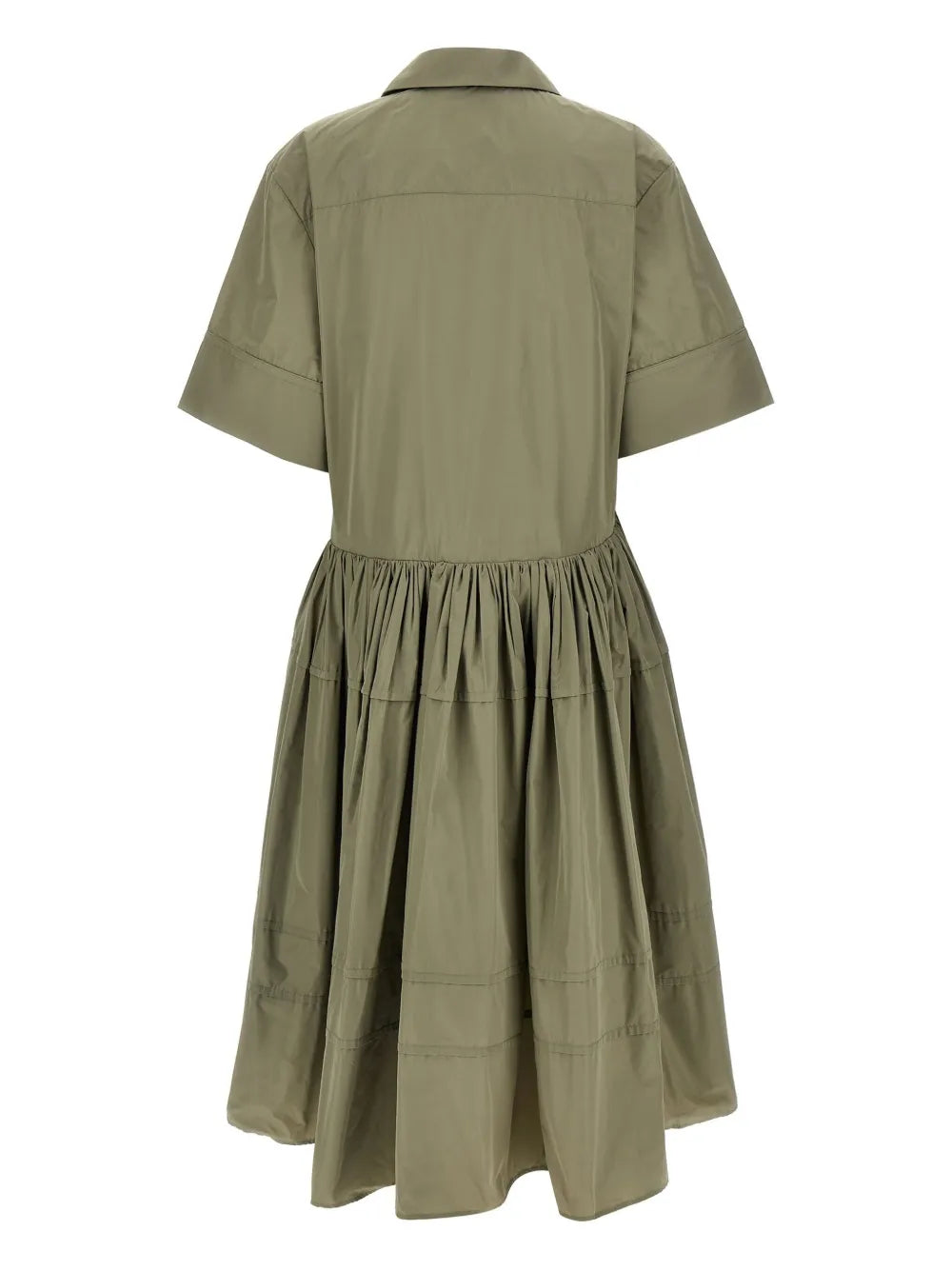 Pleated Shirt Dress