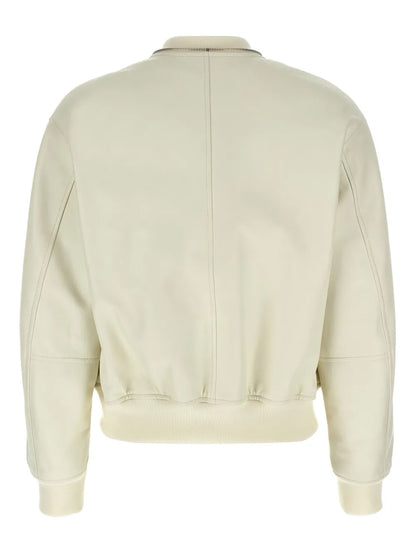 Leather Bomber Jacket