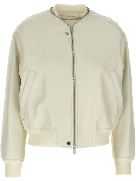 Leather Bomber Jacket