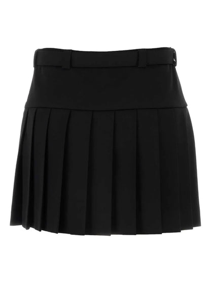 Wool Mini Skirt