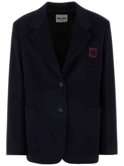 Wool-Blend Blazer