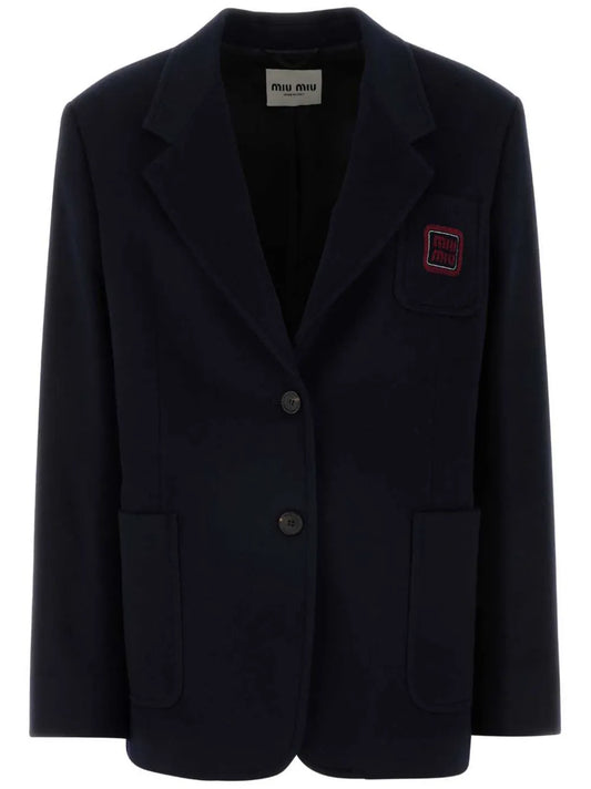 Wool-Blend Blazer