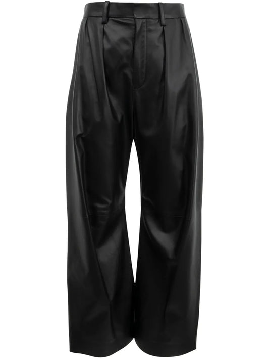 Leather Palazzo Pants