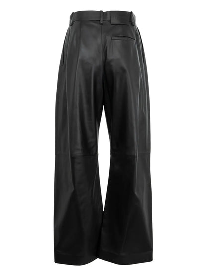 Leather Palazzo Pants