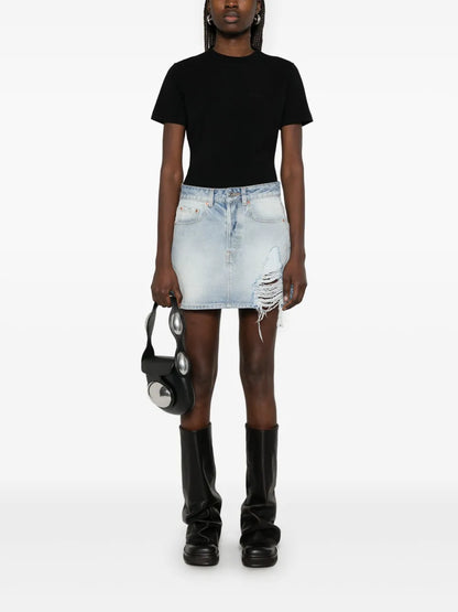 Denim Mini Skirt