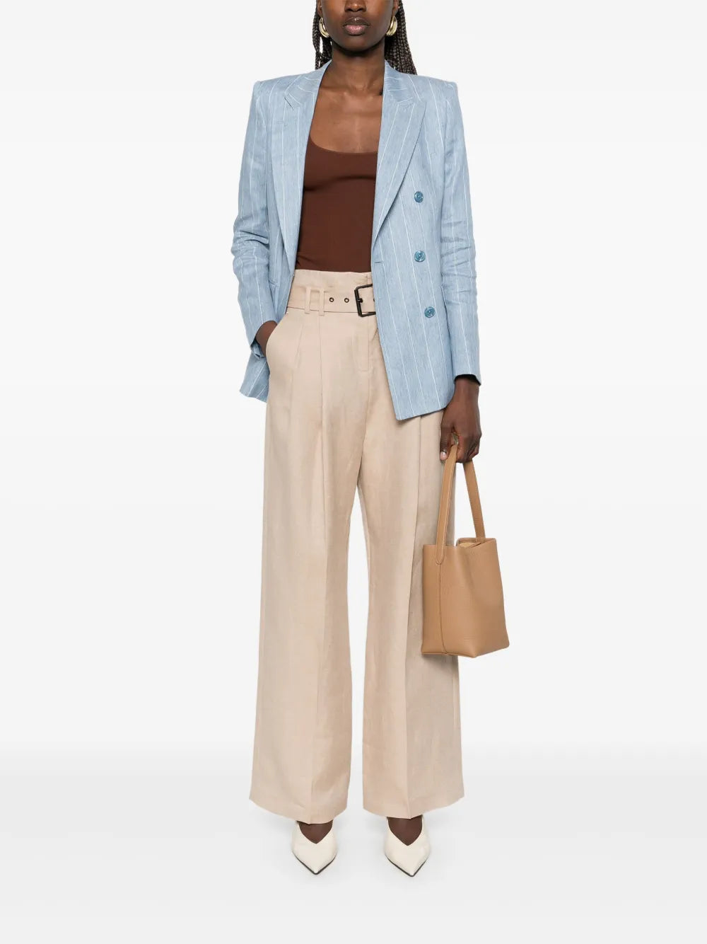 Linen Palazzo Pants