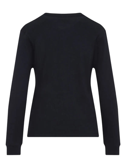 Ribbed-Knit T-Shirt